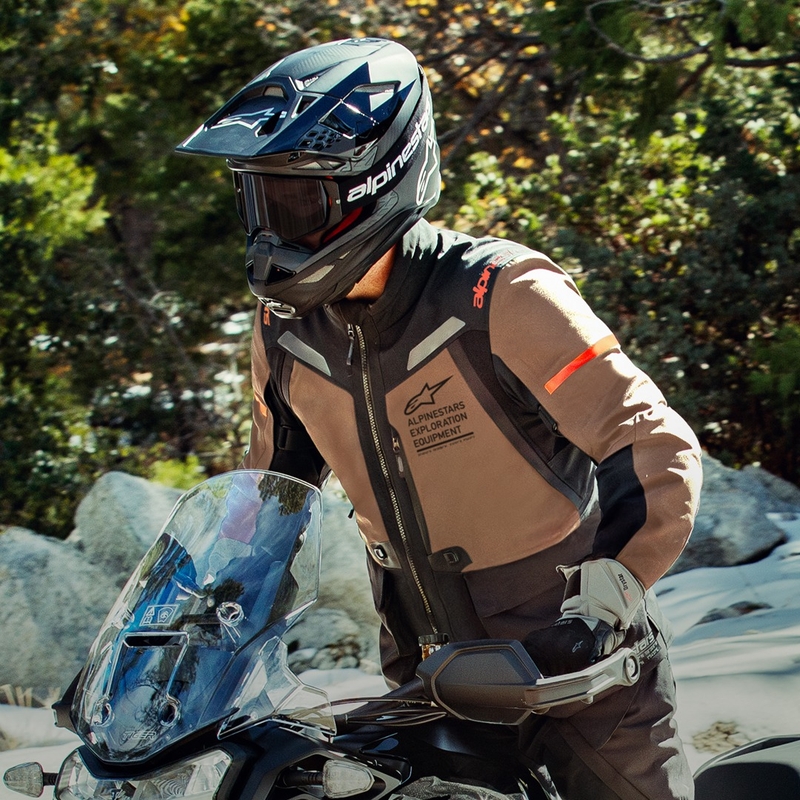 Bunda Alpinestars ST-7 Gore-Tex hnedo-čierna