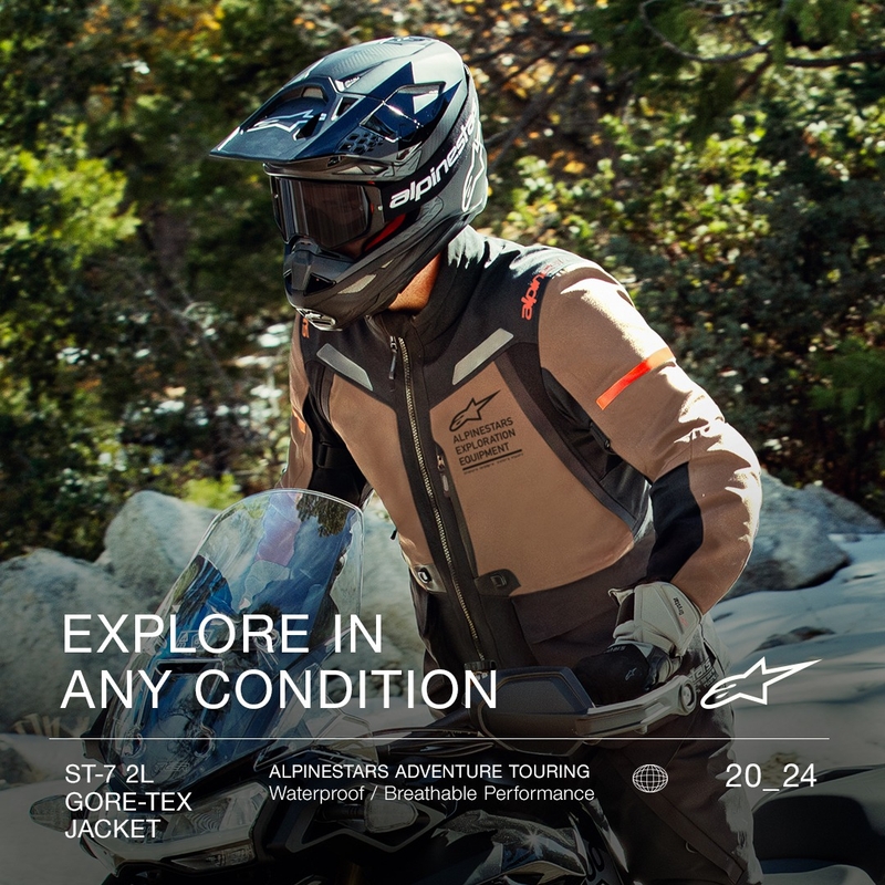 Bunda Alpinestars ST-7 Gore-Tex hnedo-čierna