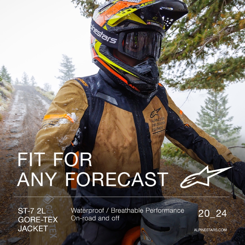 Bunda Alpinestars ST-7 Gore-Tex hnedo-čierna