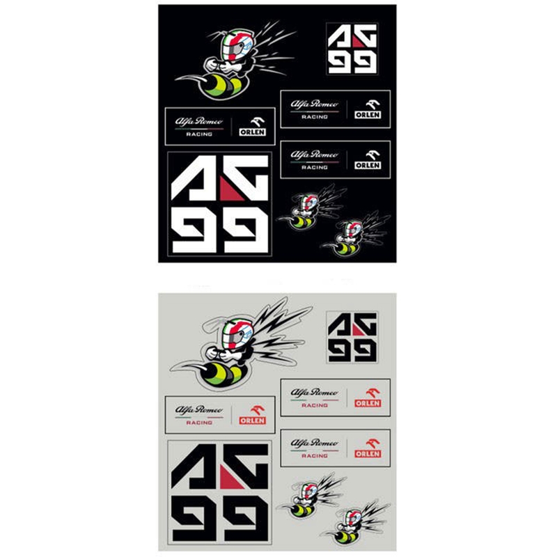 Súprava nálepiek Alfa Romeo Racing F1 Giovinazzi