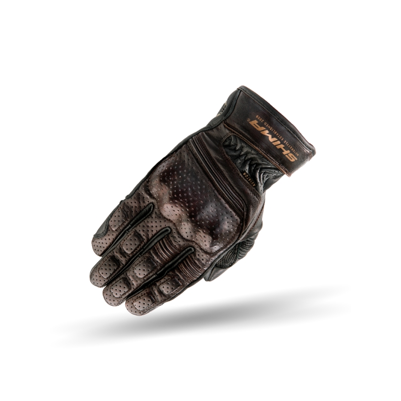 Rukavice Shima Aviator tmavo hnedé
