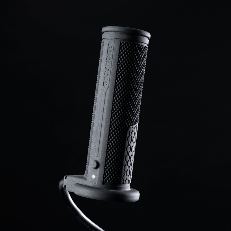 Vyhrievané gripy Oxford Hotgrips PRO Touring s integrovaným ovládaním v rámci gripu