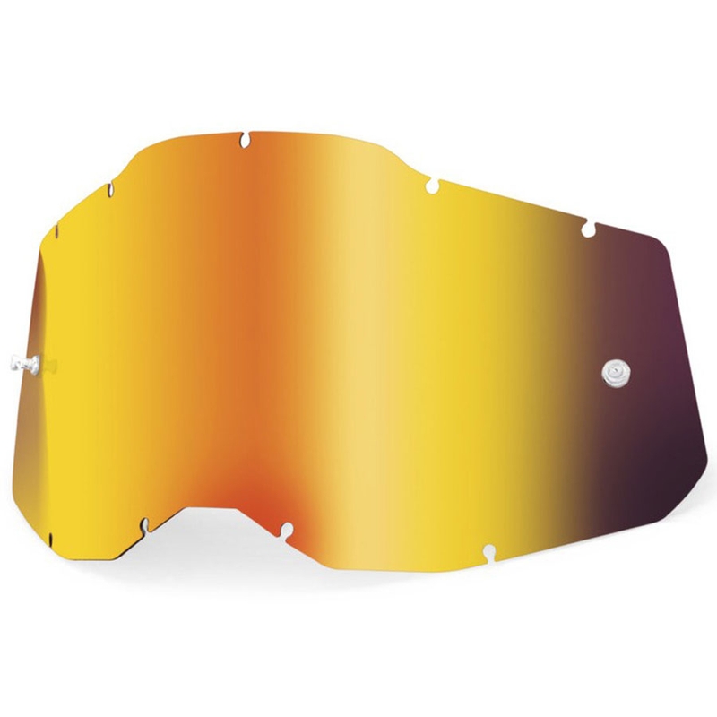 Plexisklo Q-TECH Racecraft 2/Accuri 2/Strata 2 zrkadlovo červené (Anti-fog)