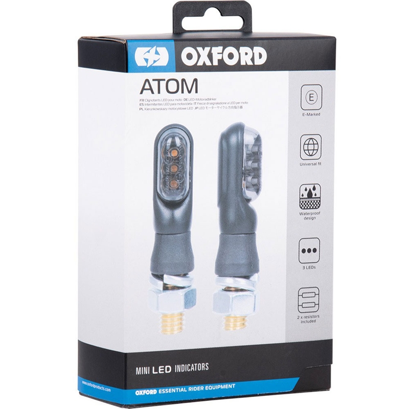 Blinkre Oxford LED Atom mini vrátane odporov