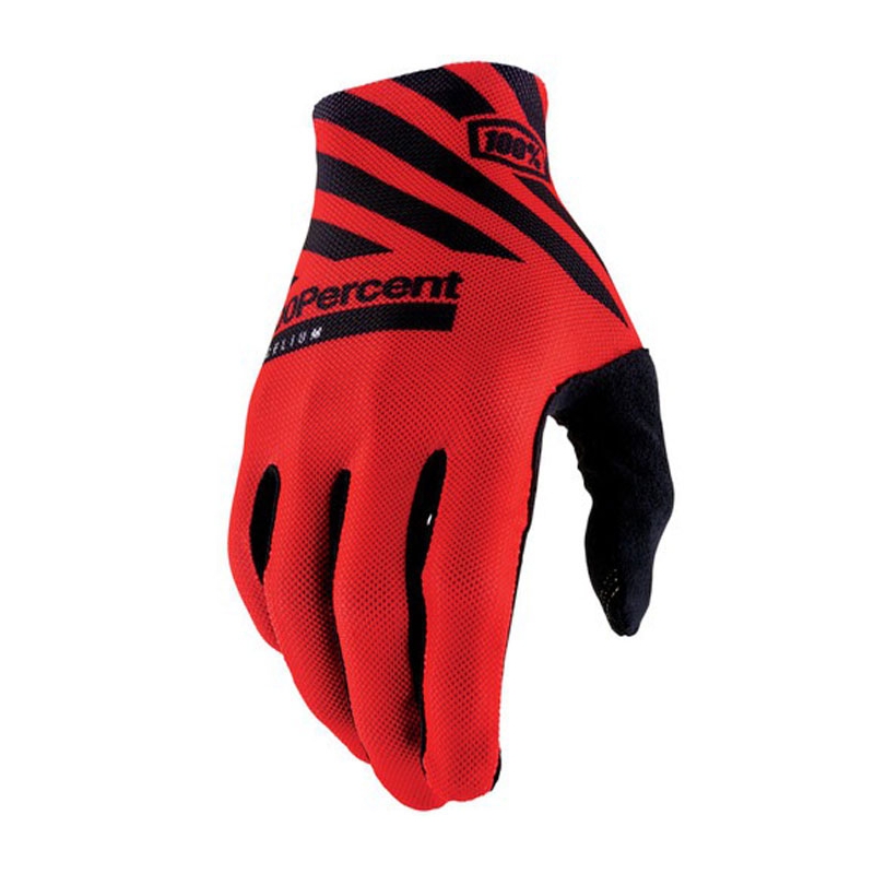 Motokrosové rukavice 100% Celium červeno-čierne