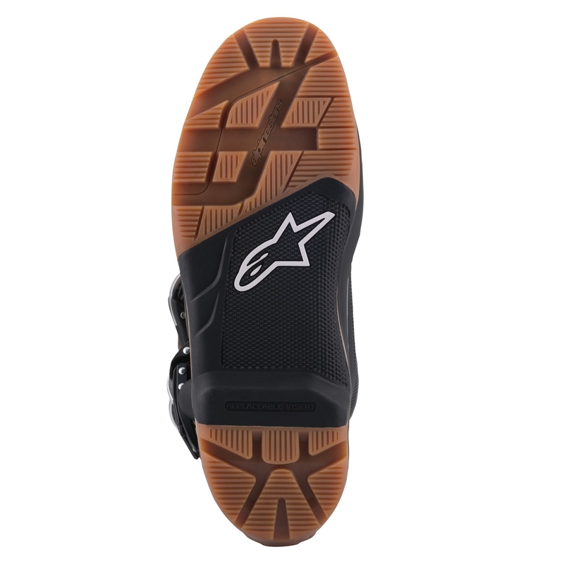 Topánky na motorku Alpinestars Tech 7 Enduro čierno-tmavo hnedé