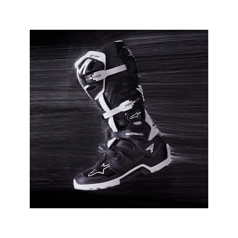 Topánky na motorku Alpinestars Tech 7 Enduro Drystar čierno-biele