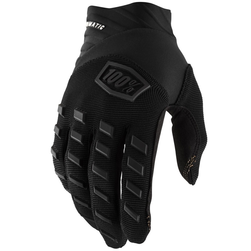 Motokrosové rukavice 100 % - USA AIRMATIC čierne