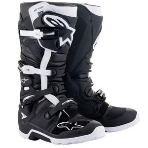Topánky na motorku Alpinestars Tech 7 Enduro Drystar čierno-biele