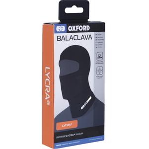 Kukla na motorku Oxford Balaclava Lycra® čierna