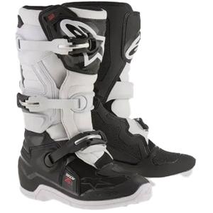 Detské topánky na motorku Alpinestars Tech 7 S čierno-biele