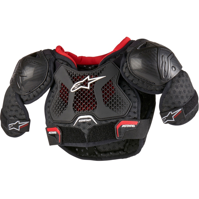 Detský chránič tela Alpinestars Bionic Kickstart čierno-červená