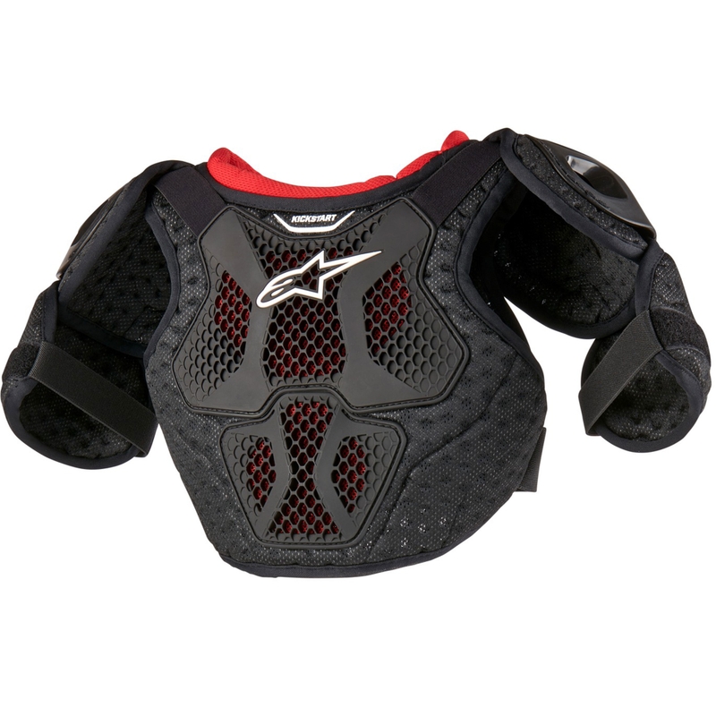 Detský chránič tela Alpinestars Bionic Kickstart čierno-červená