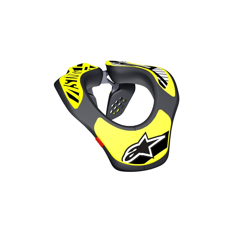 Detský chránič krku Alpinestars Neck Support Youth žlto fluo/čierny