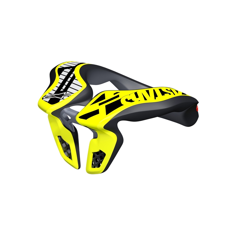 Detský chránič krku Alpinestars Neck Support Youth žlto fluo/čierny