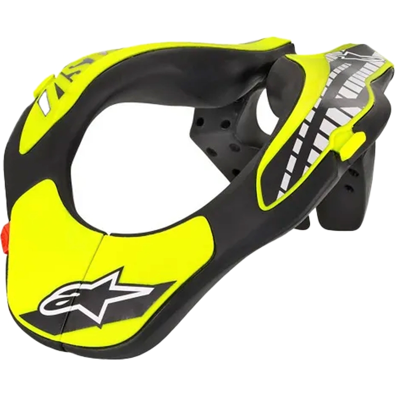 Detský chránič krku Alpinestars Neck Support Youth žlto fluo/čierny