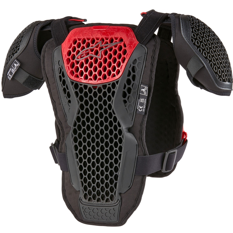Detský chránič tela Alpinestars Bionic Action Youth Chest čierno-červený