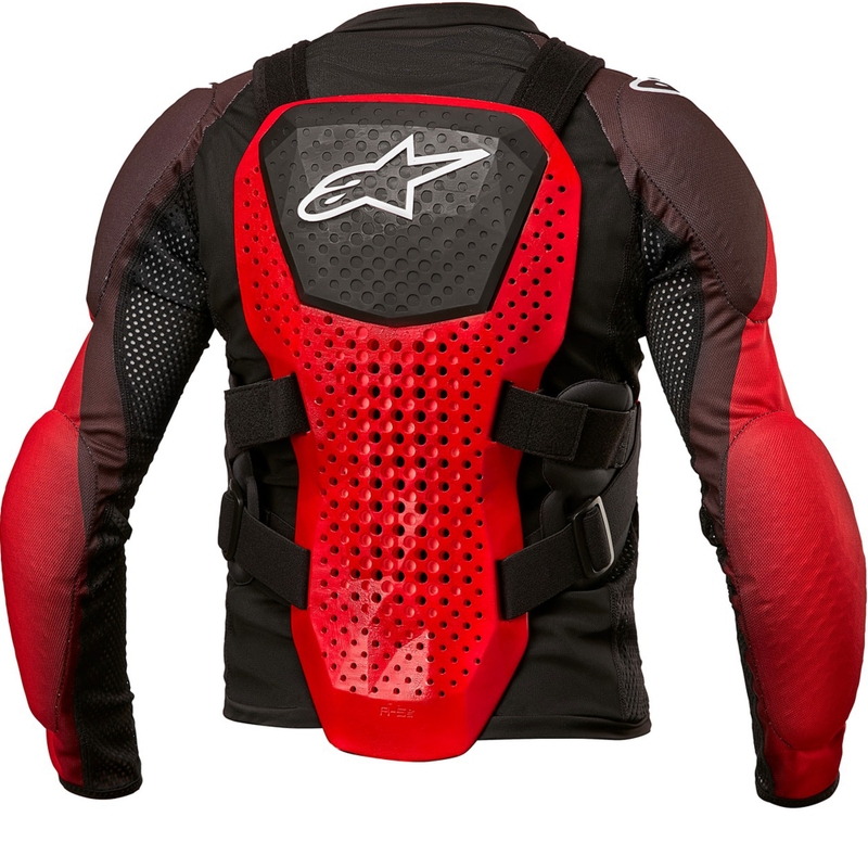 Detský chránič tela Alpinestars Bionic Tech Youth čierno-bielo-červený