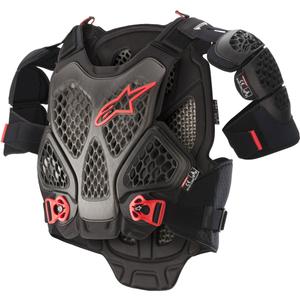 Chránič tela Alpinestars A-6 čierno-antracitovo-červená