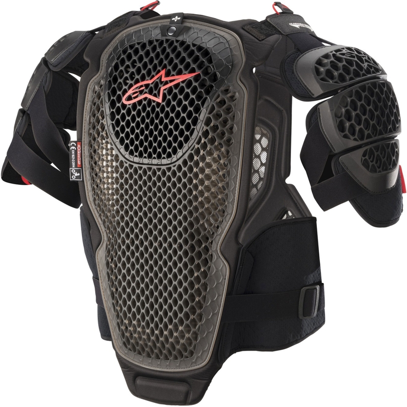 Chránič tela Alpinestars A-6 čierno-antracitovo-červená