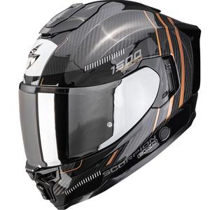 Integrovaná prilba na motorku Scorpion EXO-1500 Carbon Air Zity čierno-medená