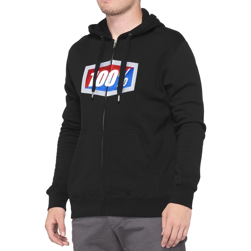 Mikina 100 % - USA OFFICIAL čierna