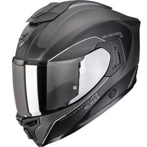 Integrovaná prilba na motorku Scorpion EXO-1500 Carbon Air Mundi matná čierno-strieborná