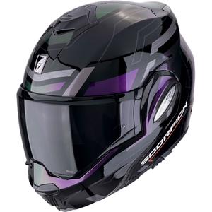 Preklápacia helma na motorku Scorpion EXO-TECH EVO CONQUER matná čierna chameleón