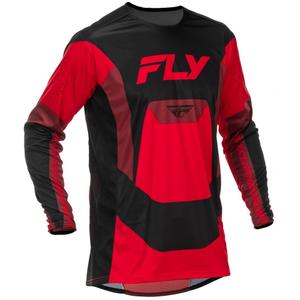 Motokrosový dres FLY Racing Lite čierno-červený II