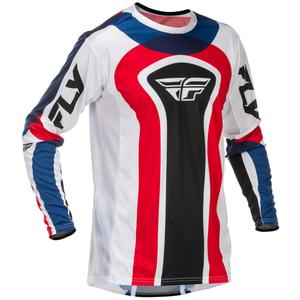Motokrosový dres FLY Racing Lite USA červeno-bielo-modrý