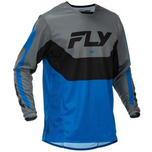 Motokrosový dres FLY Racing Kinetic USA modro-sivo-čierny