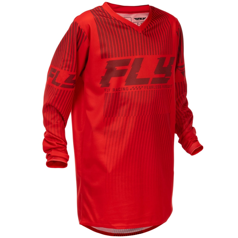 Detský motokrosový dres FLY Racing F-16 červený