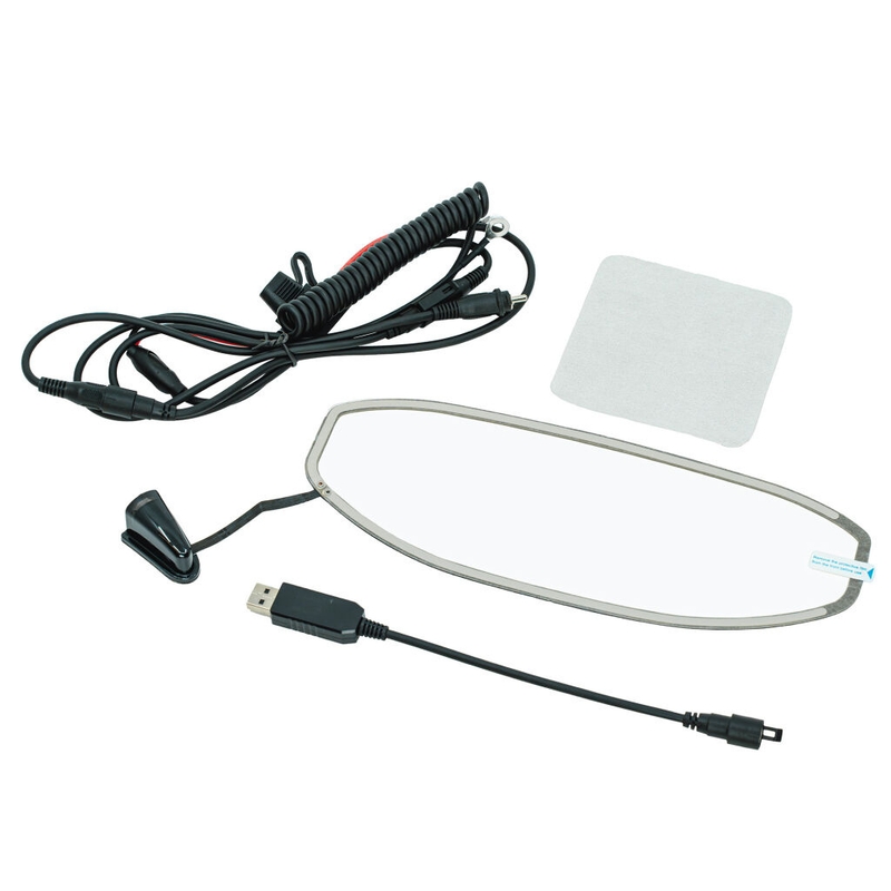 Elektricky vyhrievané plexi pre helmy na motorku LS2 číre