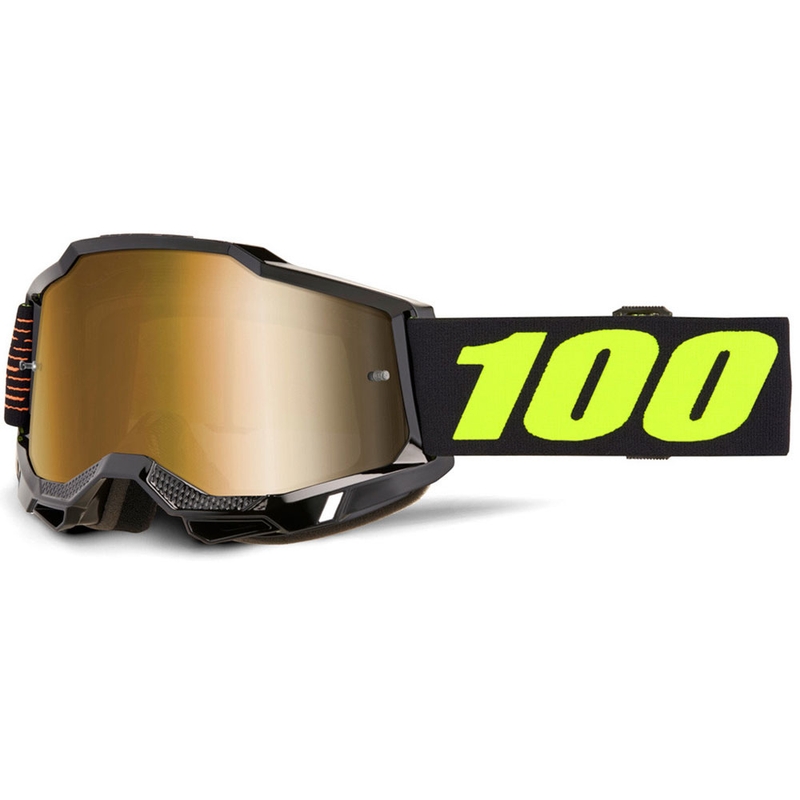 Motokrosové okuliare 100 % Accuri 2 FAIRBANKS so zlatým plexisklom