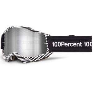 Motokrosové okuliare 100% Accuri 2 SAMBA so strieborným plexi