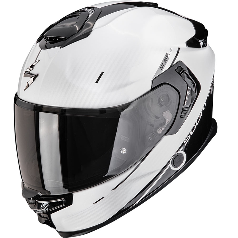 Integrálna prilba na motorku Scorpion EXO-GT SP Air Asphalt perleťovo bielo-čierna