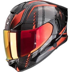 Integrálna helma na motorku Scorpion EXO-530 Air Theras metalická čierno-červená
