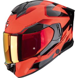 Integrálna helma na motorku Scorpion EXO-530 Air Clip červeno-čierna