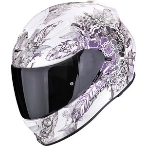 Integrálna helma na motorku Scorpion EXO-491 Dream biela chameleón