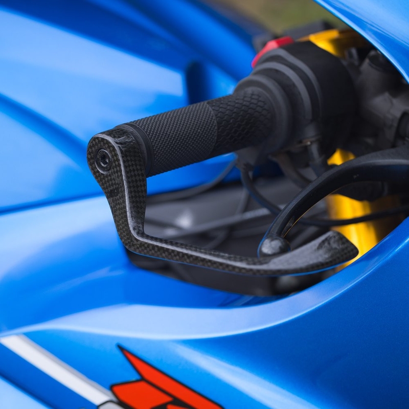 Chránič páčok Oxford Carbon lever guard lesklý karbón