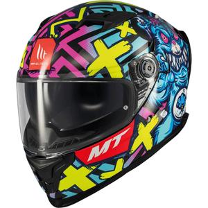 Integrálna prilba na motorku MT Braker SV Crazy Teddy multicolor