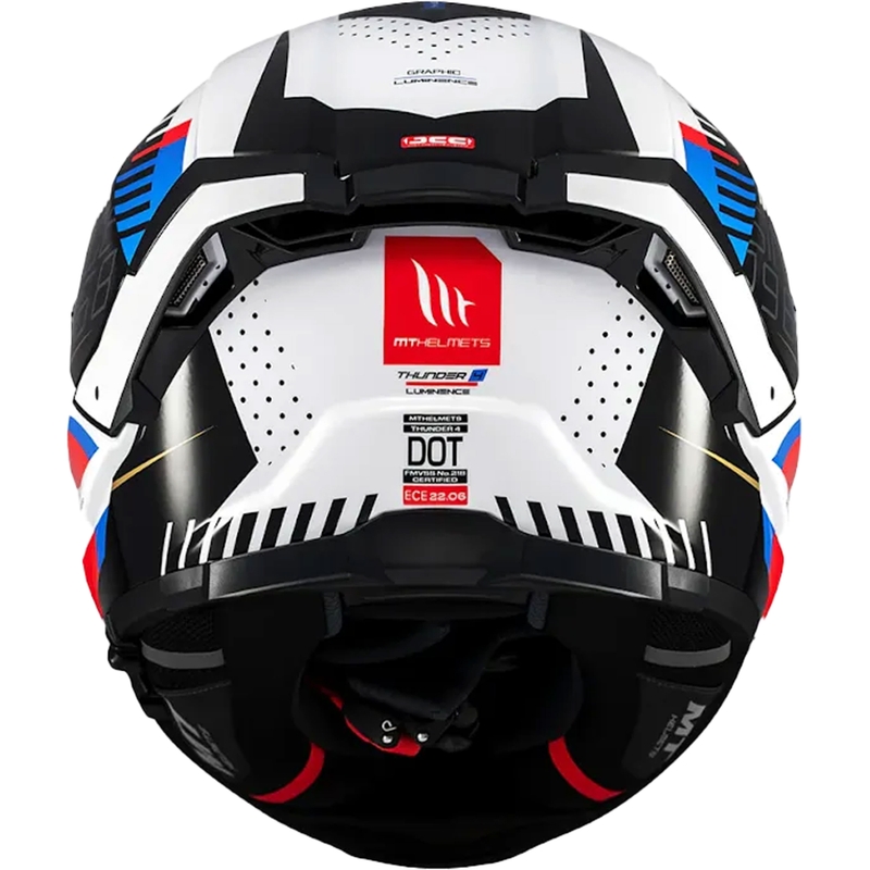 Integrálna helma na motorku MT Thunder 4 SV Luminence modrá