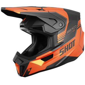 Motokrosová prilba Shot Lite S10 matná oranžová