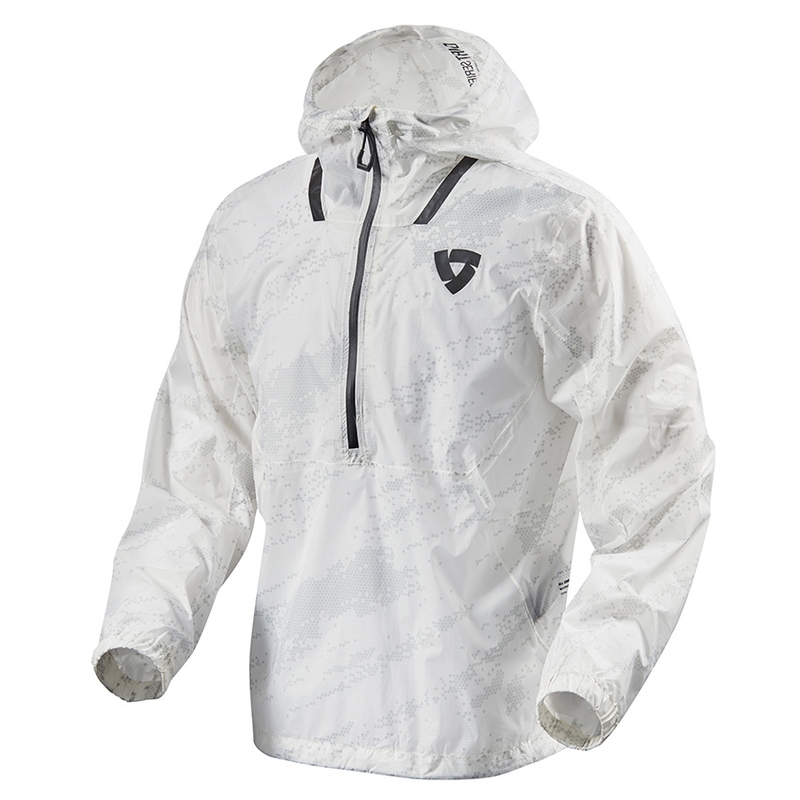 Moto bunda do dažďa Revit Rain Smock Barrier biela