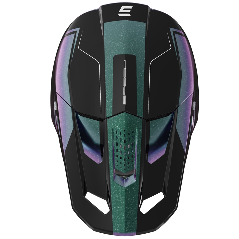 Motokrosová prilba Shot Speed ​​Fury lesklá cameleon