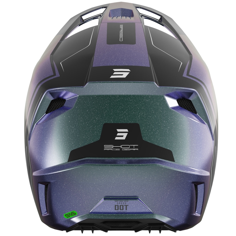 Motokrosová prilba Shot Speed ​​Fury lesklá cameleon