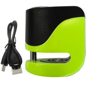 Zámok na kotúčovú brzdu s alarmom KOVIX KS6 zelený