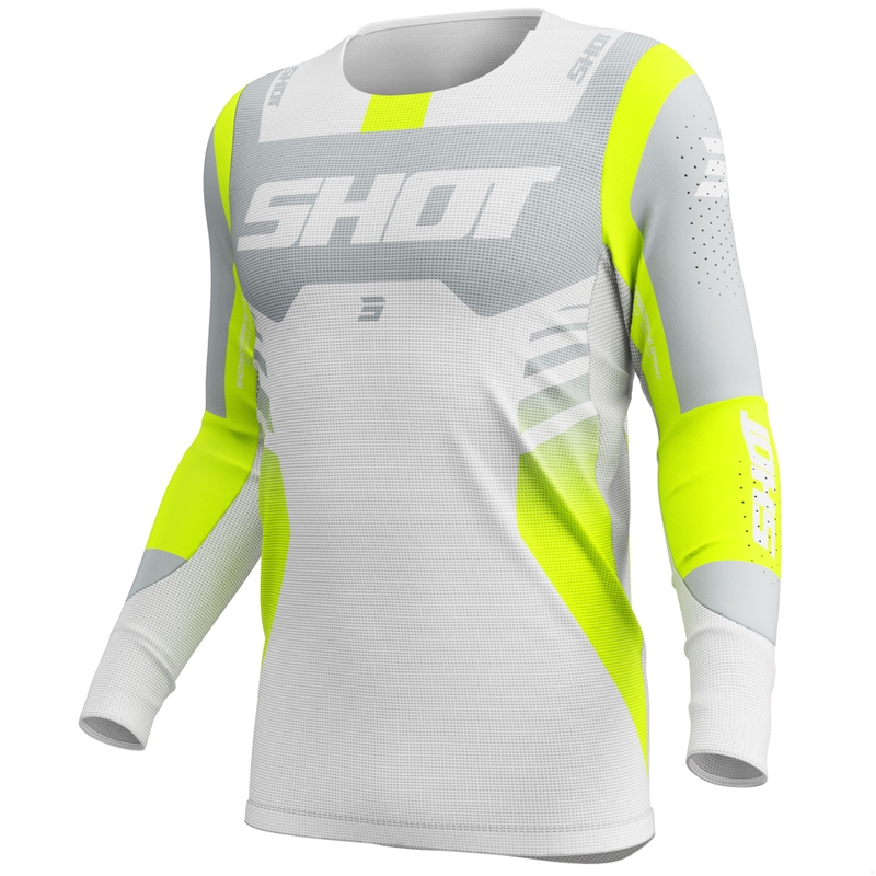 Motokrosový dres Shot Aerolite Sprint sivý