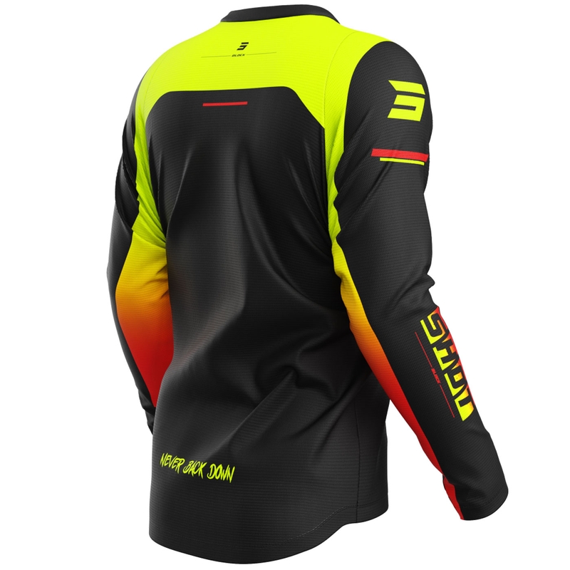 Motokrosový dres Shot Devo Block fluorescenčno žltý