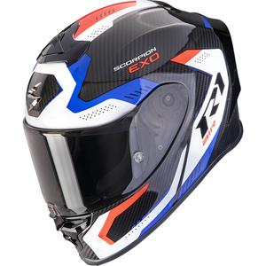 Integrálna prilba na motorku Scorpion EXO-R1 EVO II Carbon Air Propel čierno-bielo-červená